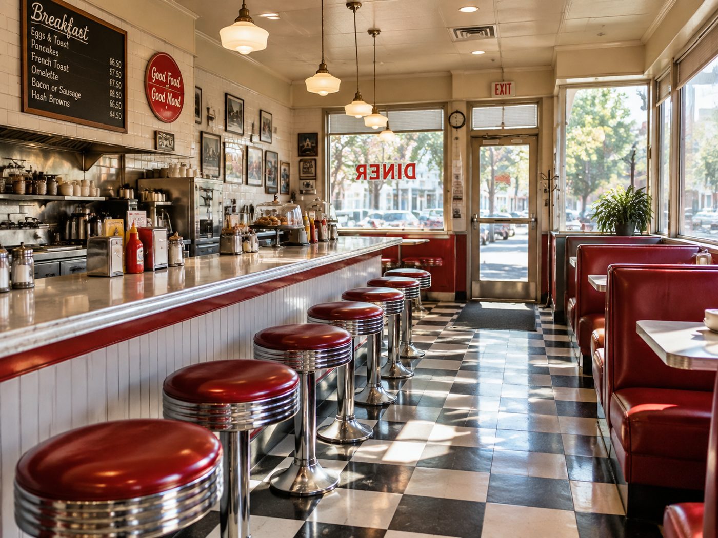 Mae's Diner local business site